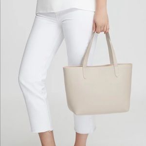 Cuyana Classic Small Leather Structured Shoulder Tote Bag